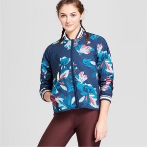 Joy Lab Floral Bomber Jacket